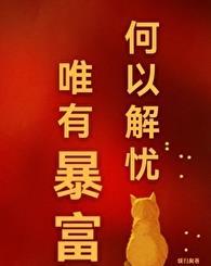 何以解忧唯有暴富用英语怎么说